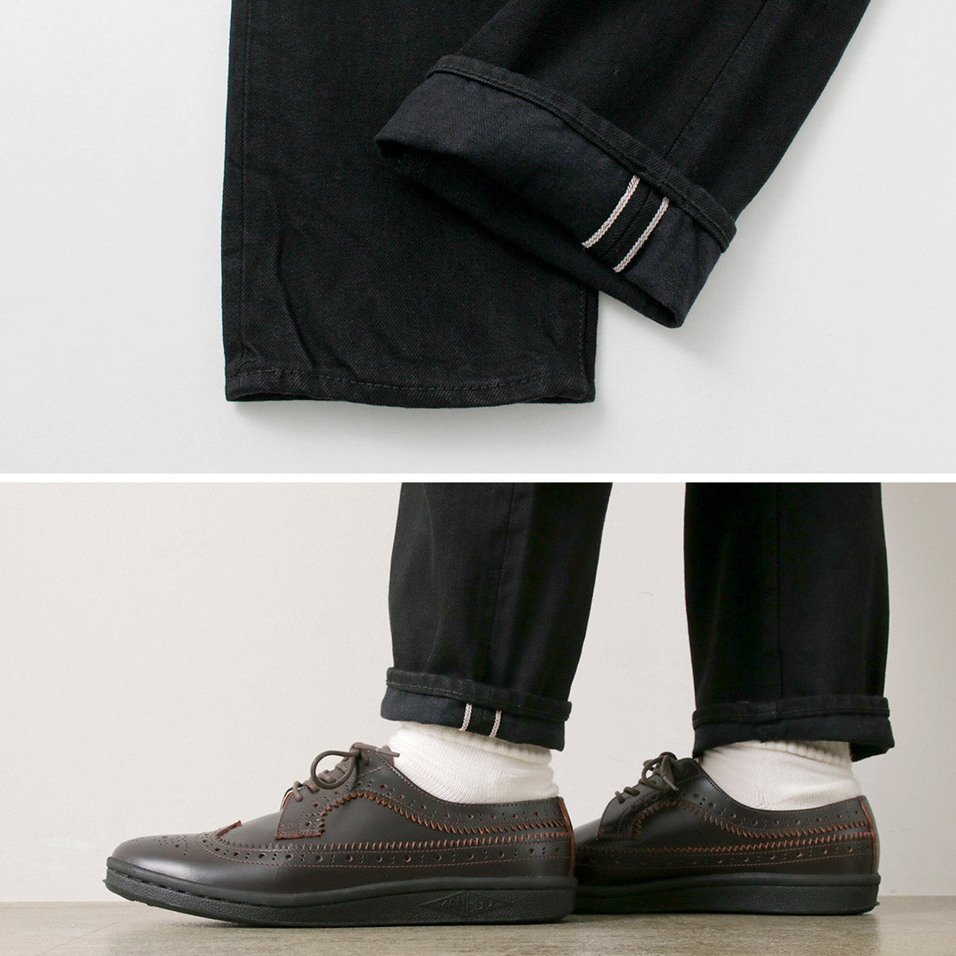 Sanca / Black Denim Tapered 5p pantalones