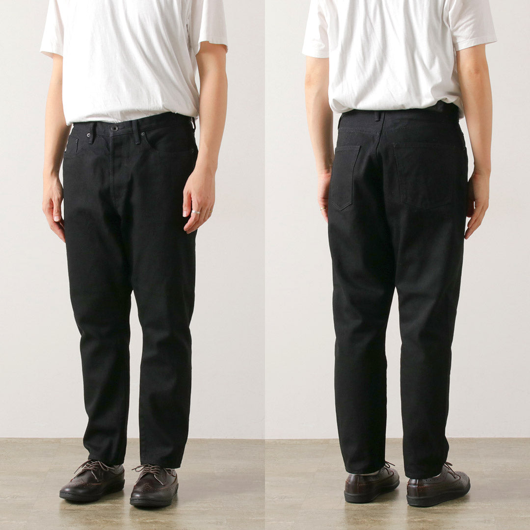 Sanca / Black Denim Tapered 5p pantalones