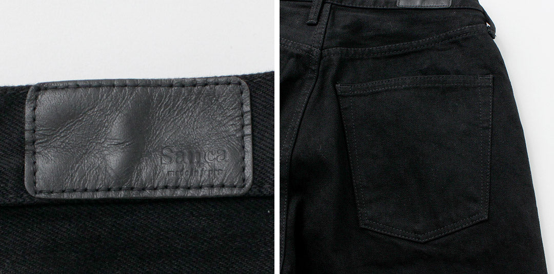 Sanca / Black Denim Tapered 5p pantalones