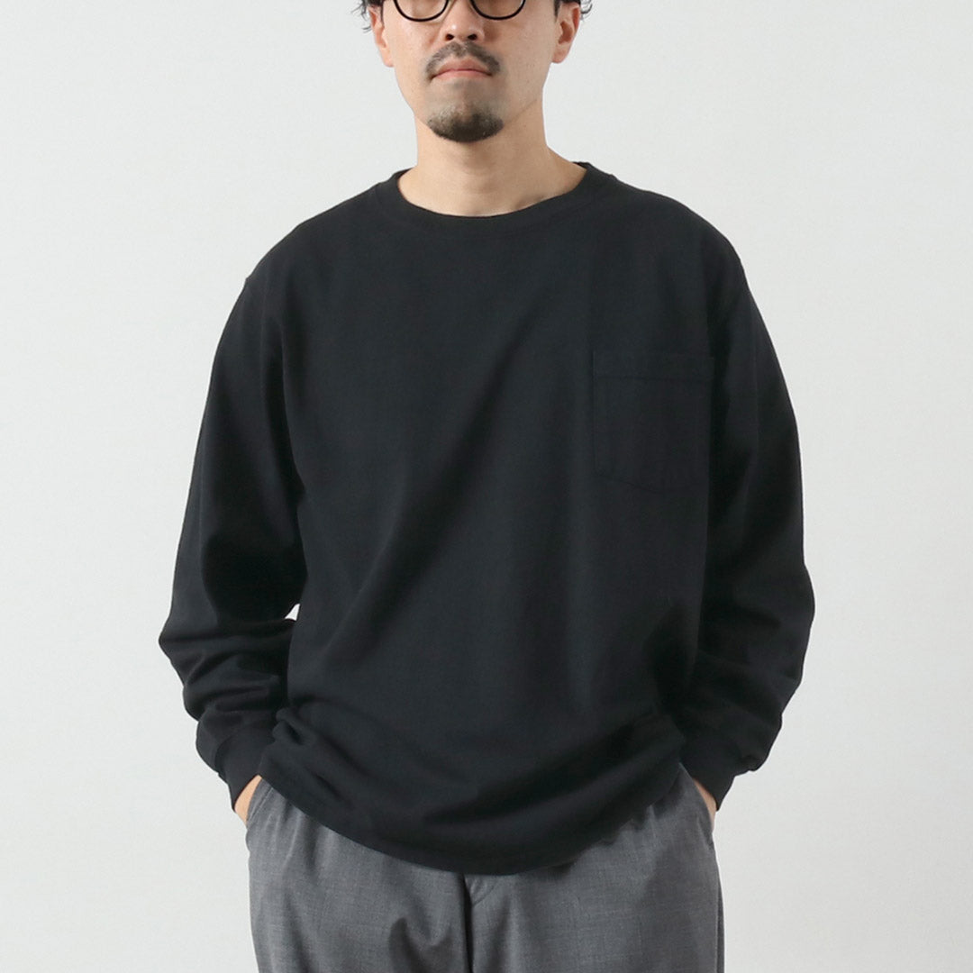 旅馆 /船员脖子袖珍T恤长袖