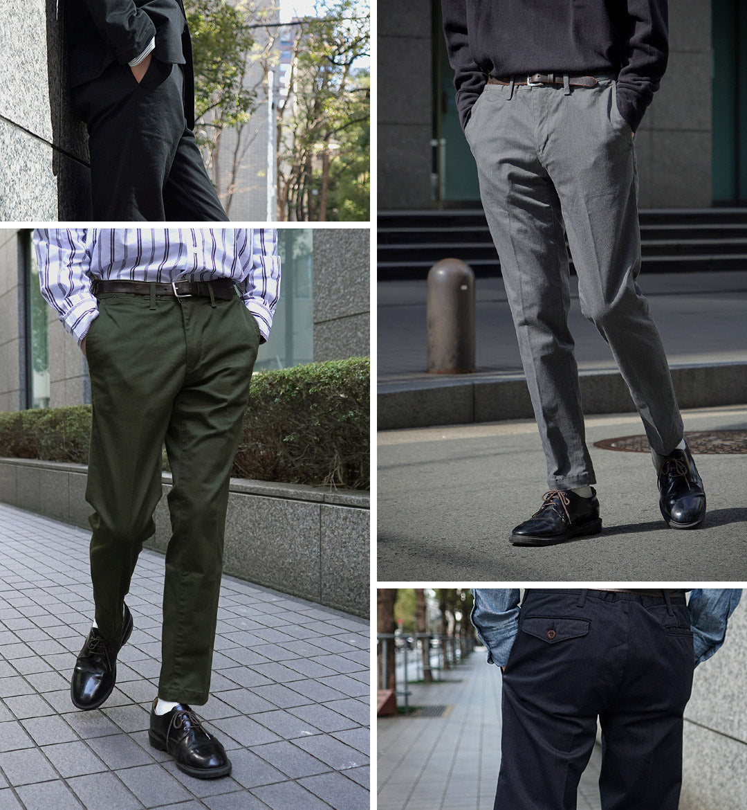 日本蓝色牛仔裤 / RJB4600军官锥形裤子