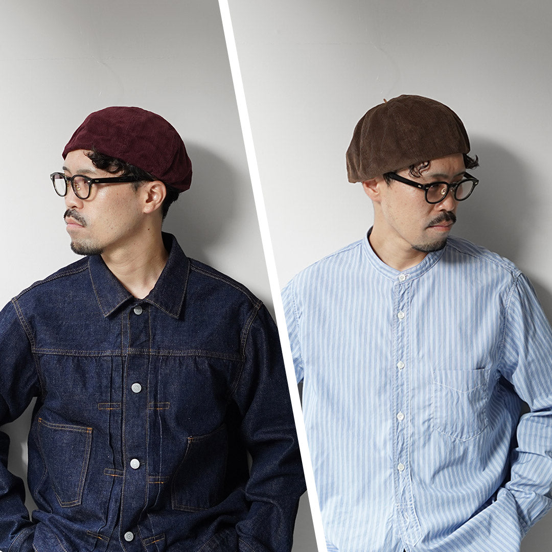 HIGHER / 灯芯绒贝雷帽