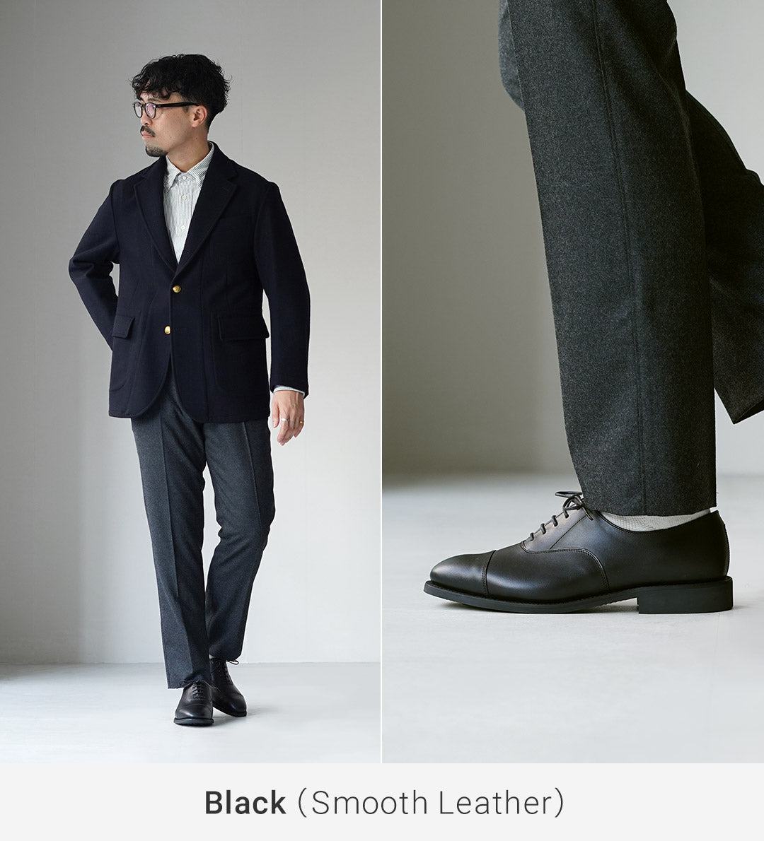 샌더스 / 캡토 옥스퍼드 레더 슈즈 - 전속모델