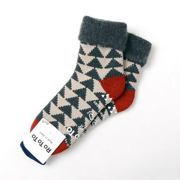 ROTOTO / R1179 Comfy Room Socks SANKAKU