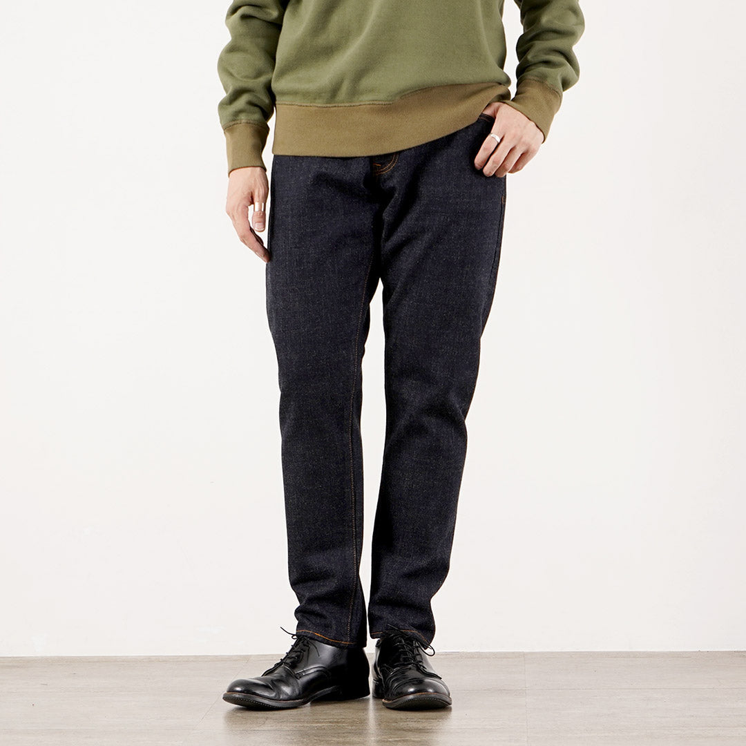 Blue refabric / 17oz Selvedge Monster Denim Semi-Wide Tapered 5-Pocket Jeans