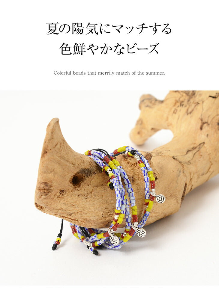 PHADUA / Multi Handmade Beaded Bracelets