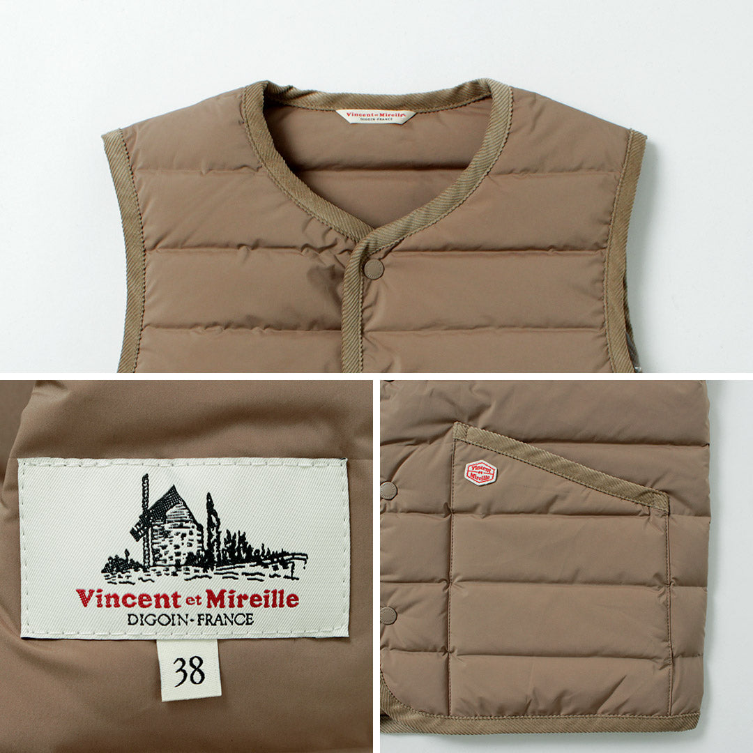 VINCENT ET MIREILLE / Stitchless Down Vest