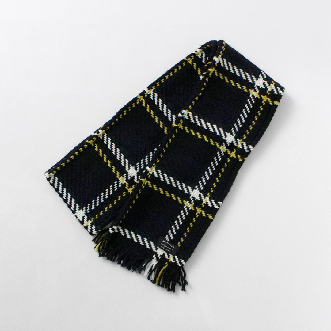 JOHN BRANIGAN / 아이리시 트위드 니트 스카프 스카프