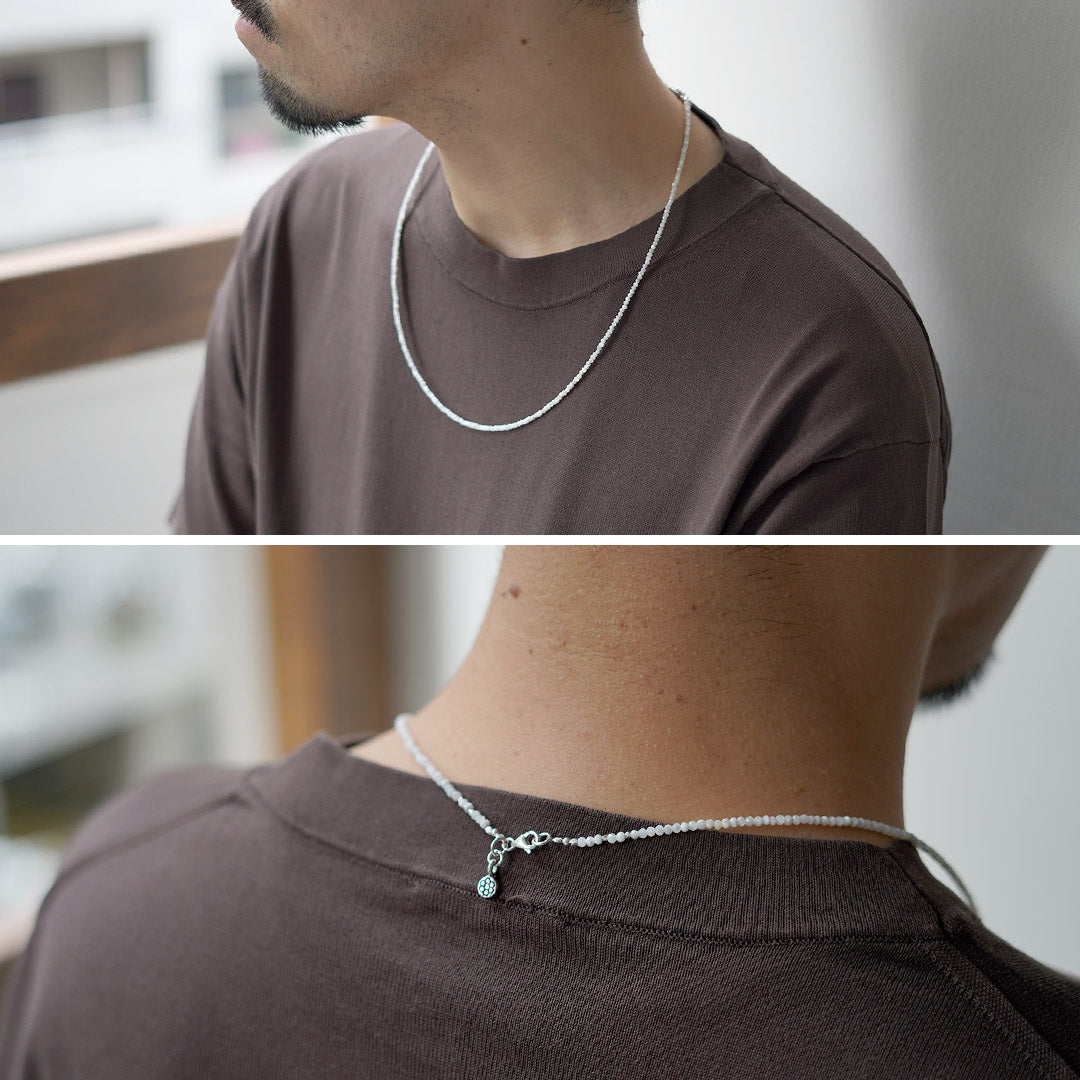 쉘 2mm 컷 비즈 목걸이 / anklet의 Phadua / 어머니
