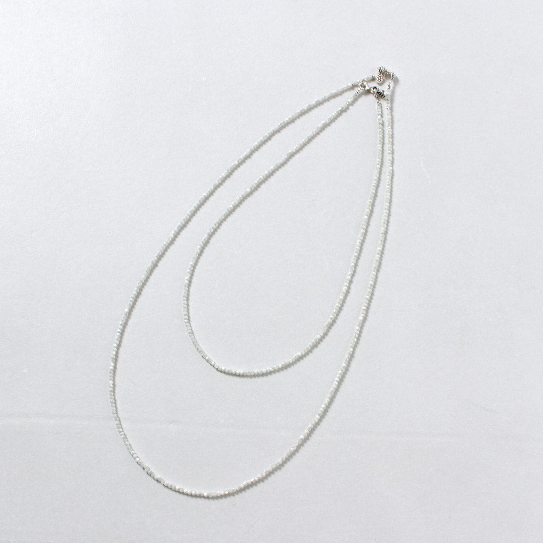 쉘 2mm 컷 비즈 목걸이 / anklet의 Phadua / 어머니