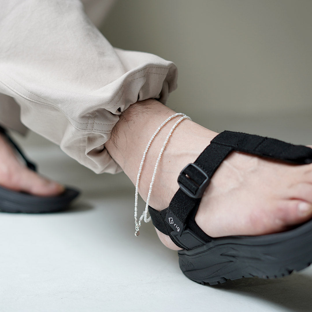 쉘 2mm 컷 비즈 목걸이 / anklet의 Phadua / 어머니