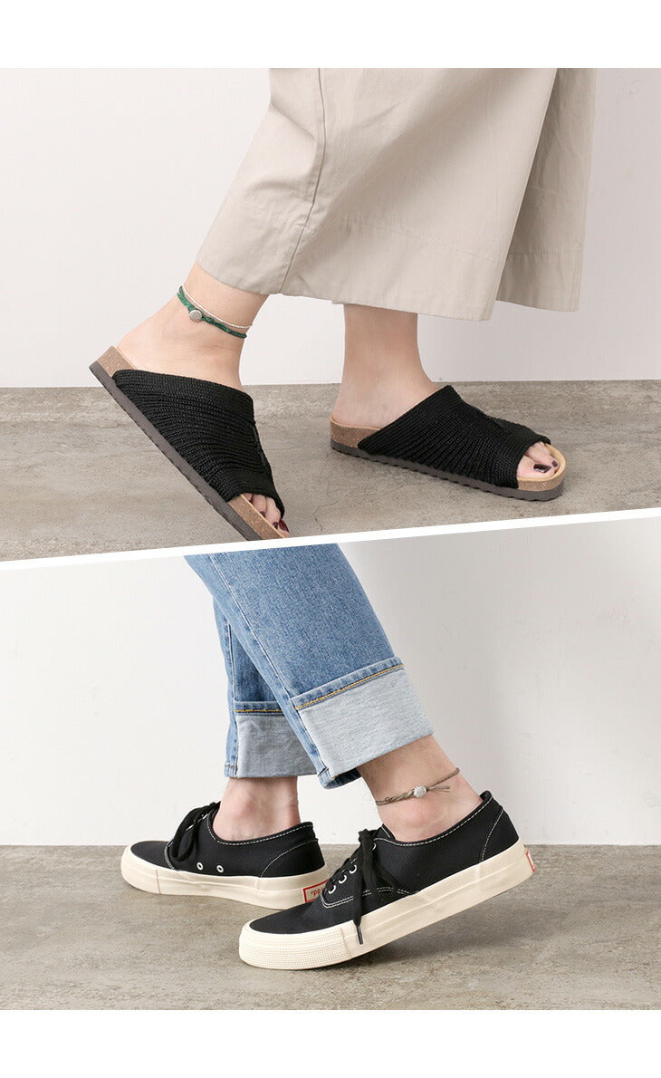 Phadua / 왁스 코드 Concho Anklet Fishbone 브레이드