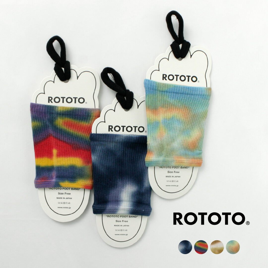 Rototo / R1314 Foot Band Tie Dye