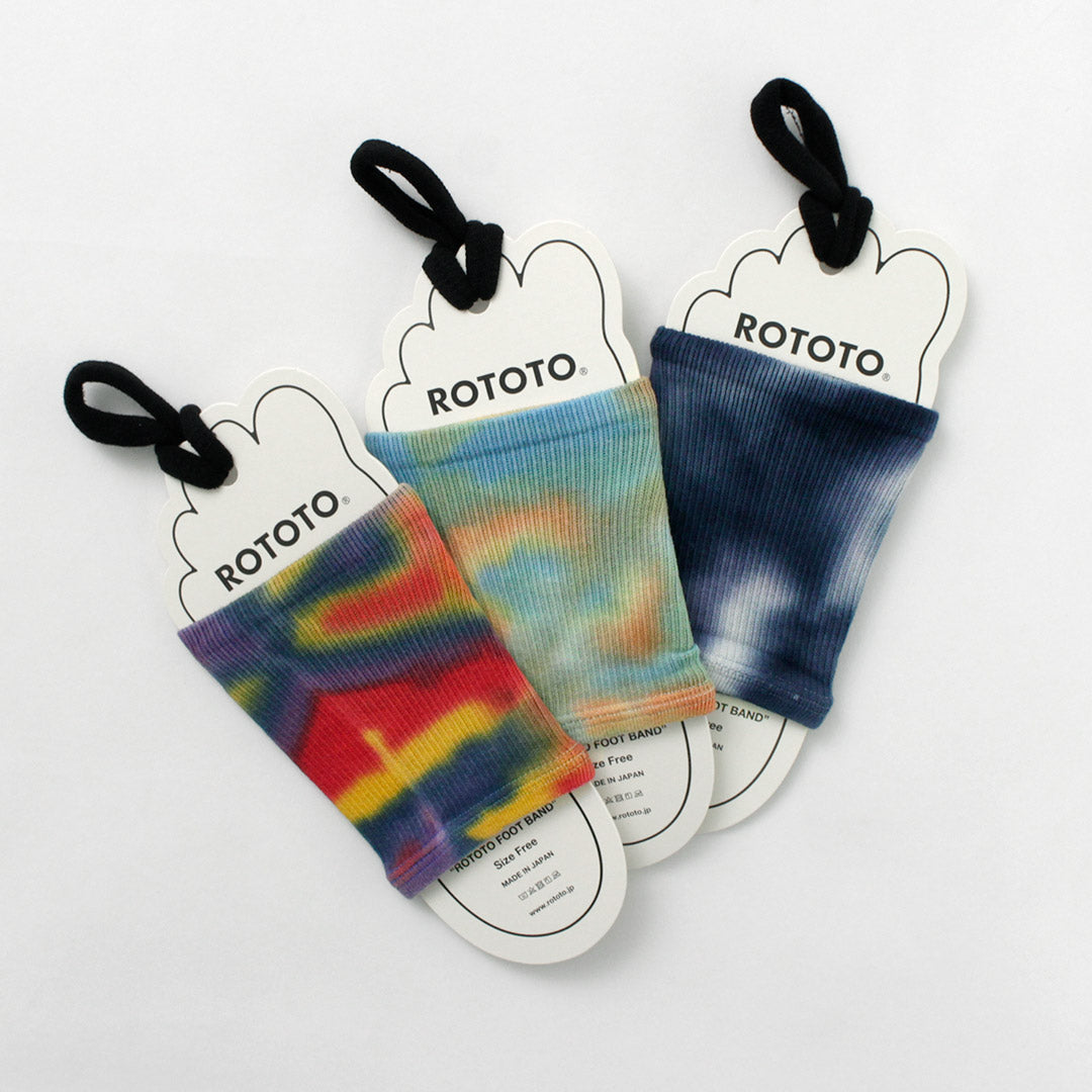 Rototo / R1314 Foot Band Tie Dye