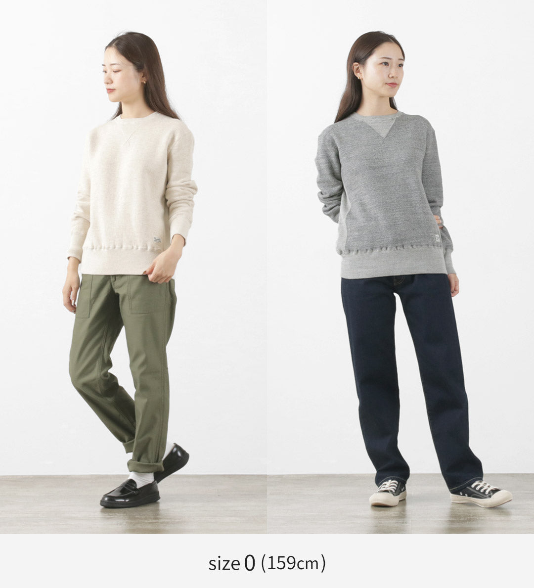 Kepani / Crew Neck Sweat-shirt à manches
