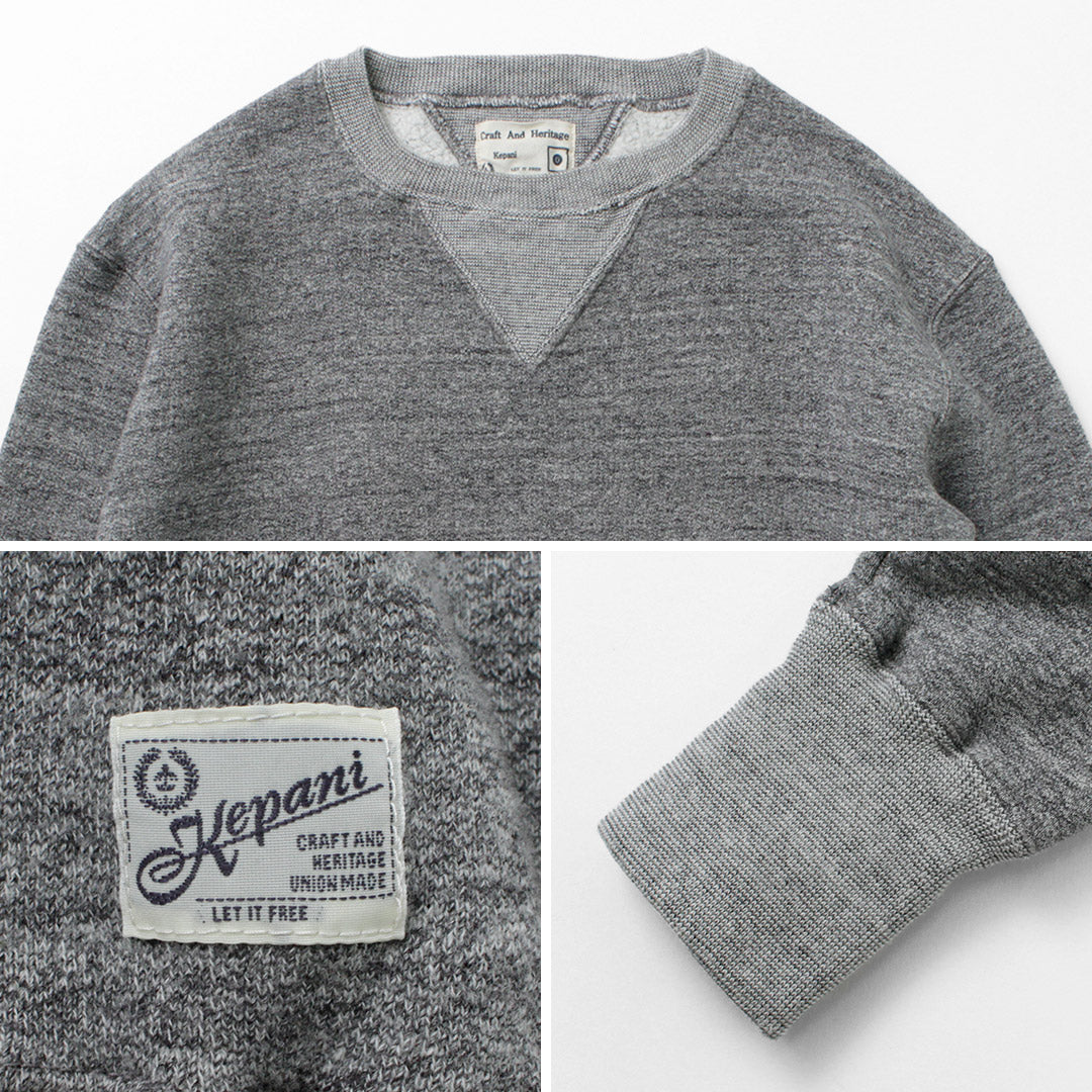Kepani / Crew Neck Sweat-shirt à manches