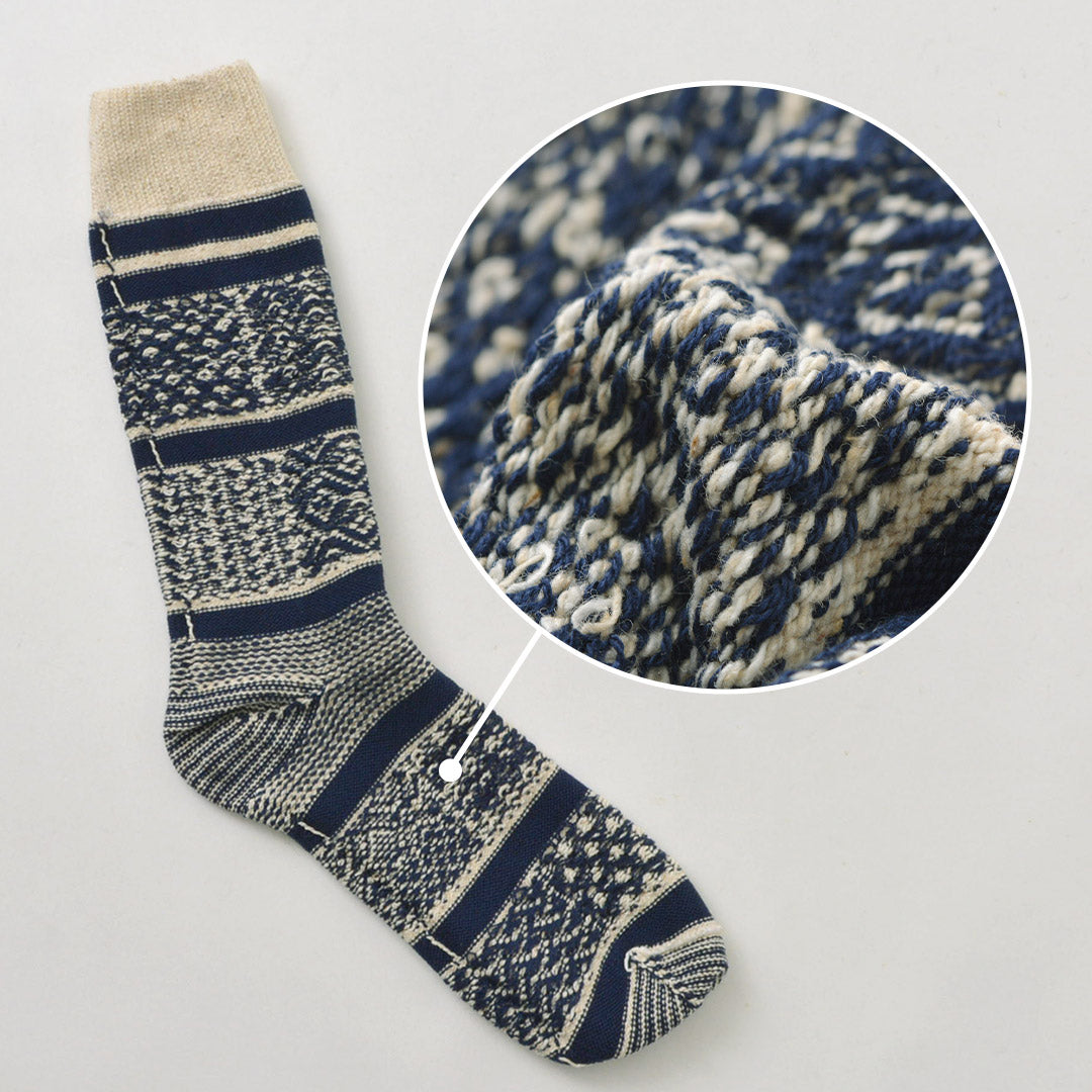 ROTOTO / R1337 多提花圓襪