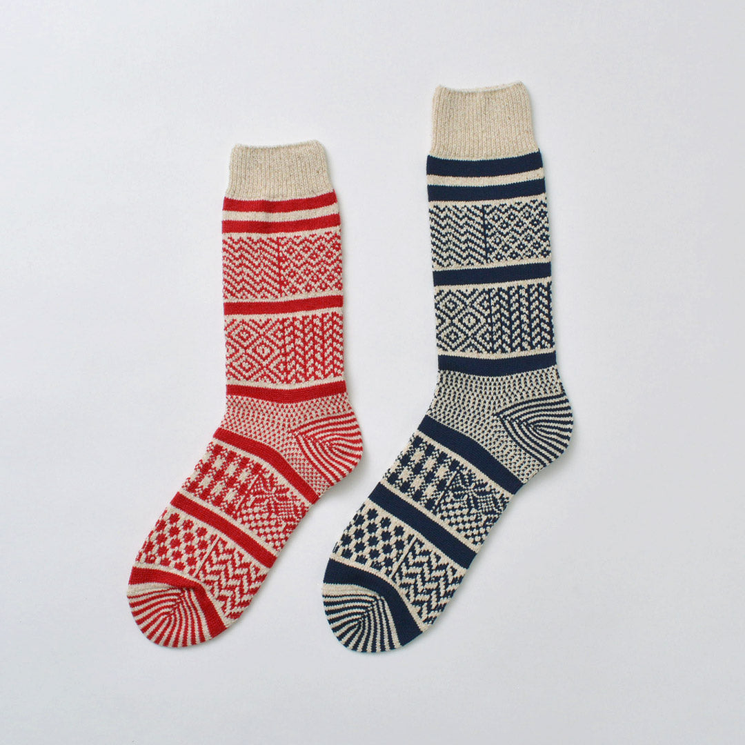 ROTOTO / R1337 多提花圓襪