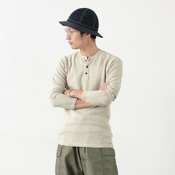 Kepani / Henley Neck长袖T恤