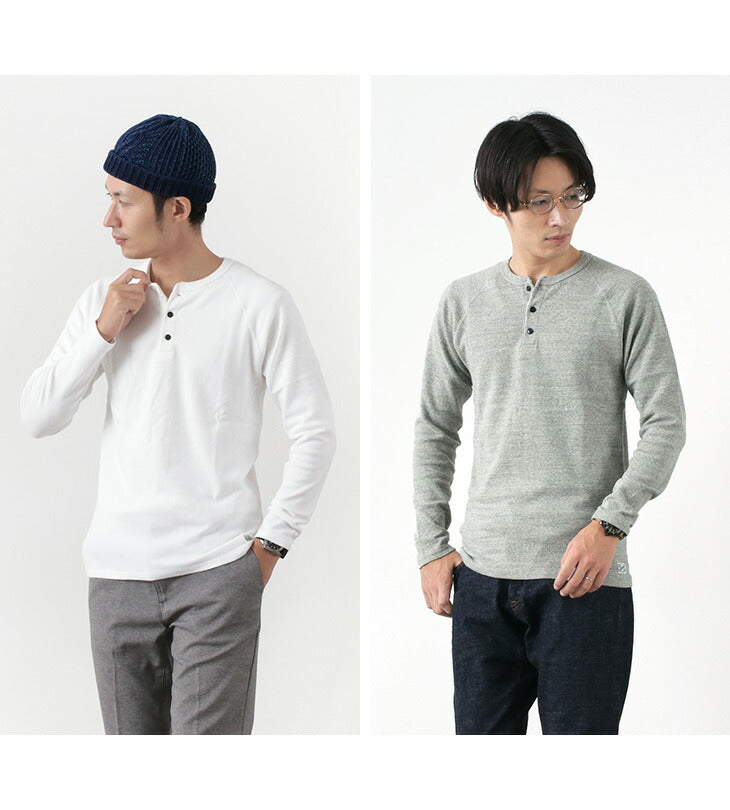 Kepani / Henley Neck长袖T恤
