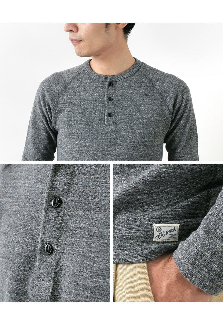 Kepani / Henley Neck长袖T恤