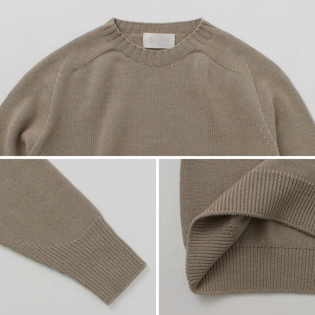 SOGLIA / WEANERS Seamless Crew Neck Knit