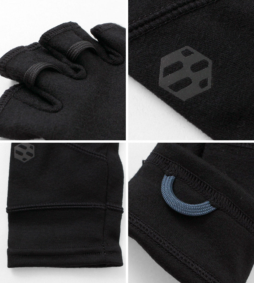 Guantes de medio dedo de agarre / hobo
