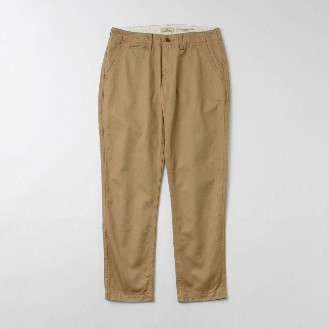 日本蓝色牛仔裤 / RJB1610 40/3 高支斜纹宽锥形复古斜纹棉布裤