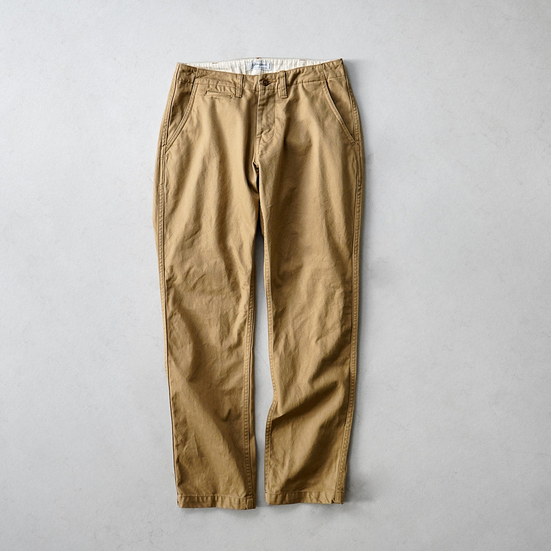 JEANS AZULES JAPONESES / RJB1610 40/3 Chinos vintage cónicos anchos de sarga de conteo alto