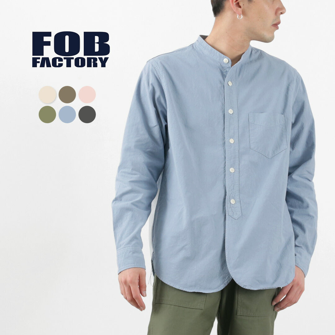 Camisa de cuello Fob Factory / F3464 Dye Band