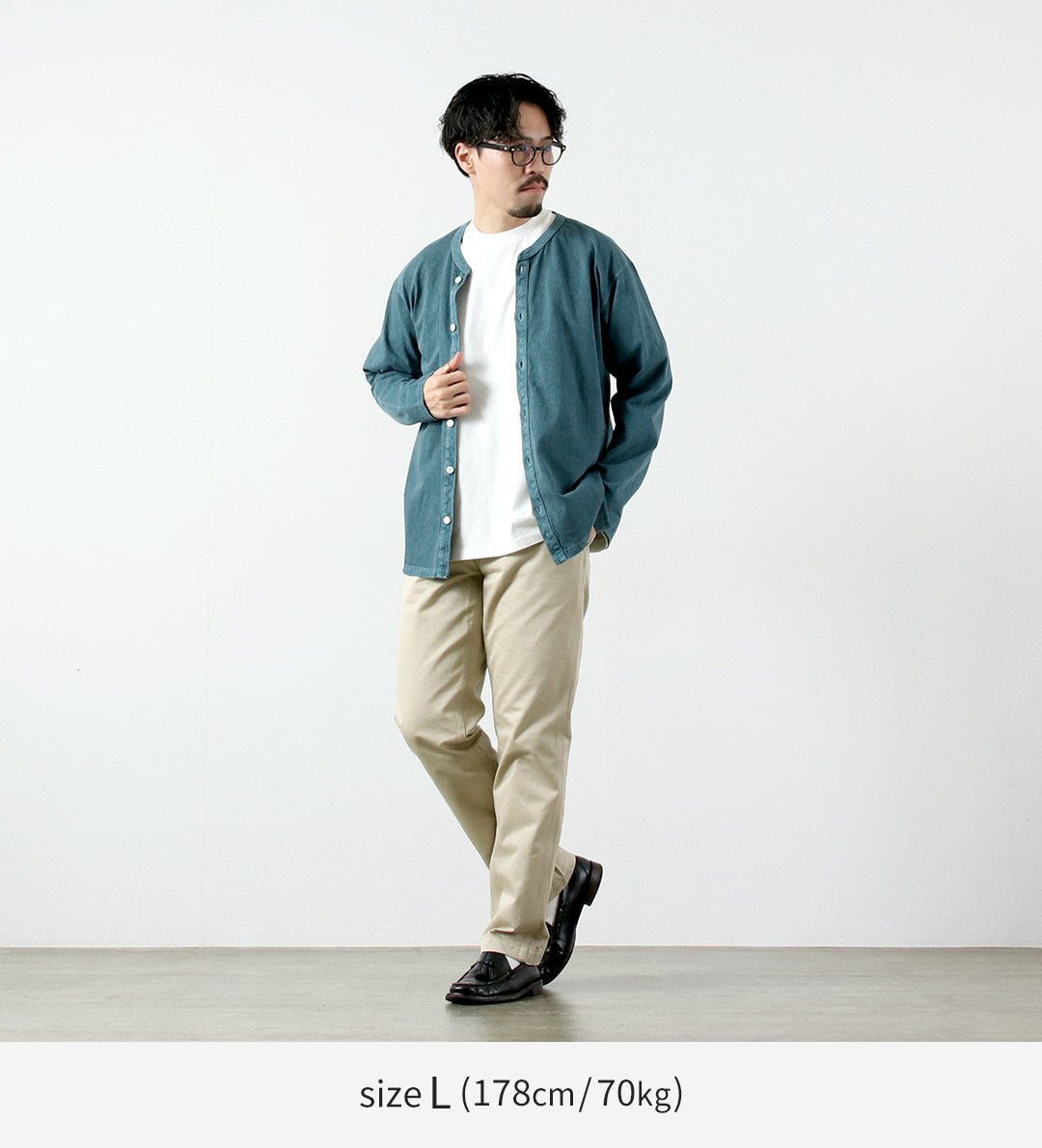 GOOD ON / Crewneck Tee Cardigan