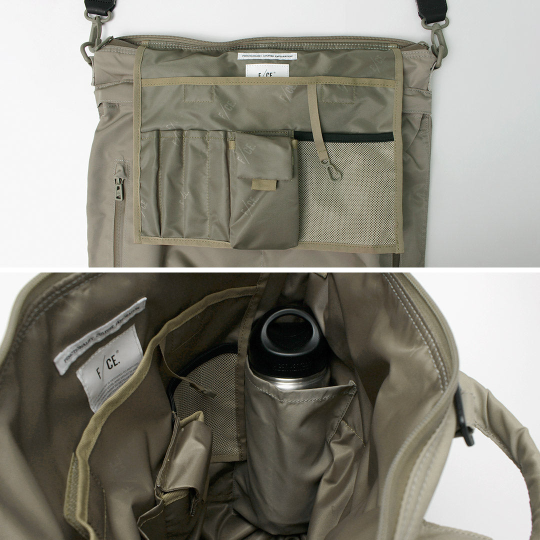 F/CE / Recycle twill 3-way helmet bag