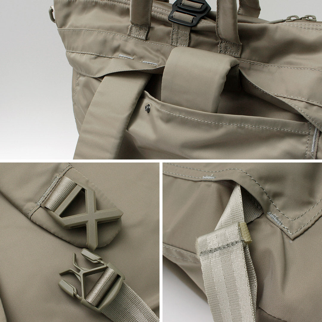F/CE / Recycle twill 3-way helmet bag