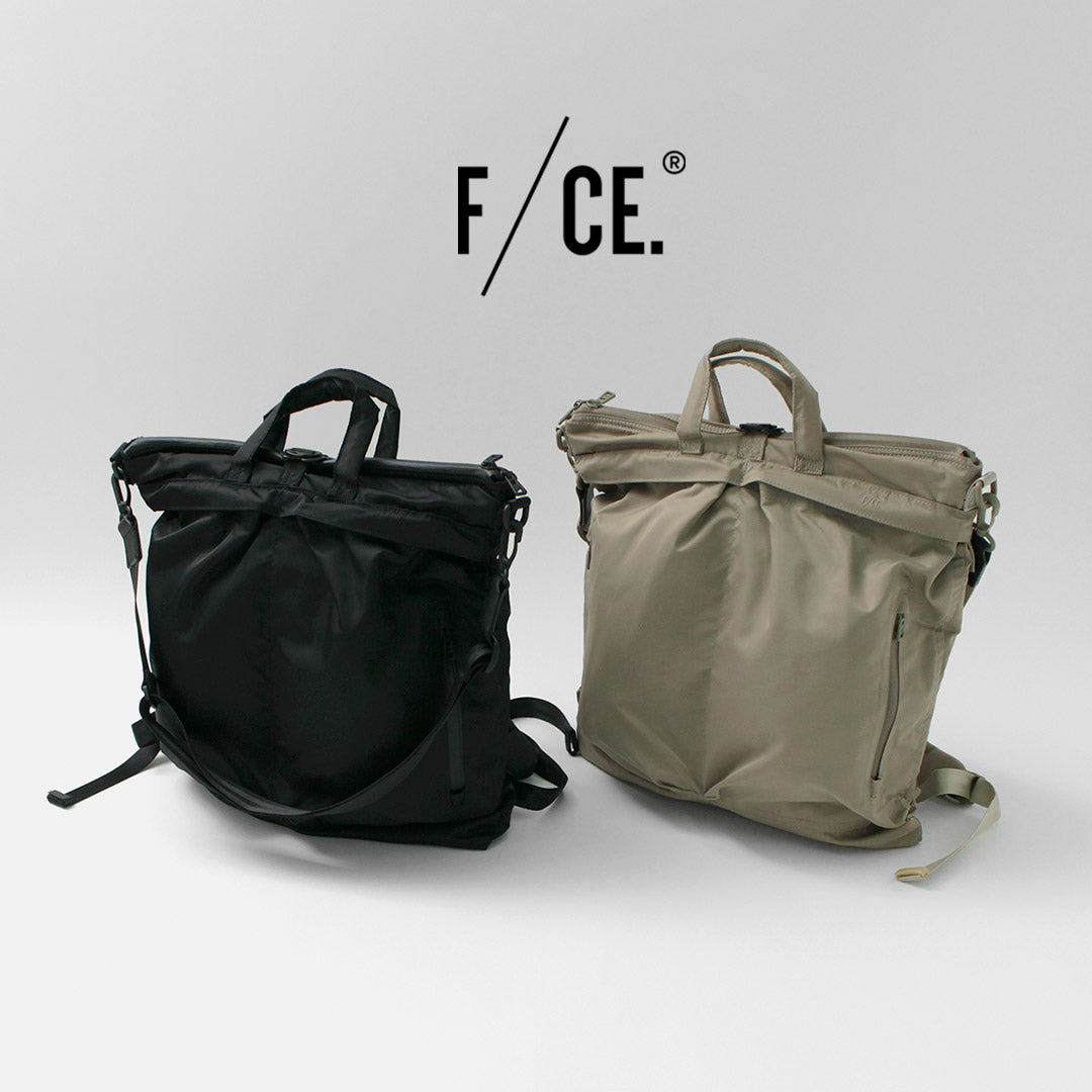 F/CE / Recycle twill 3-way helmet bag