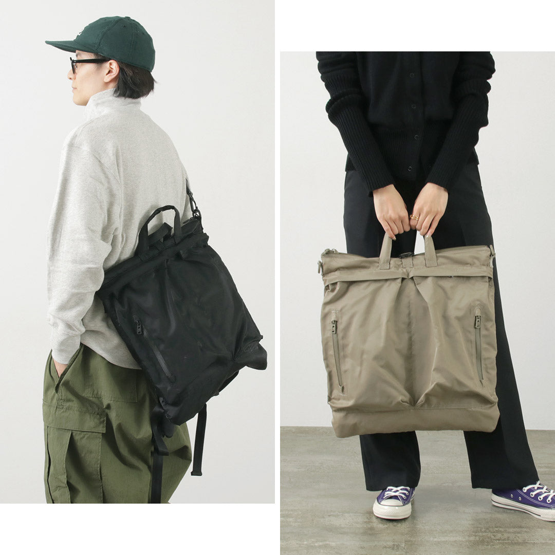 F/CE / Recycle twill 3-way helmet bag