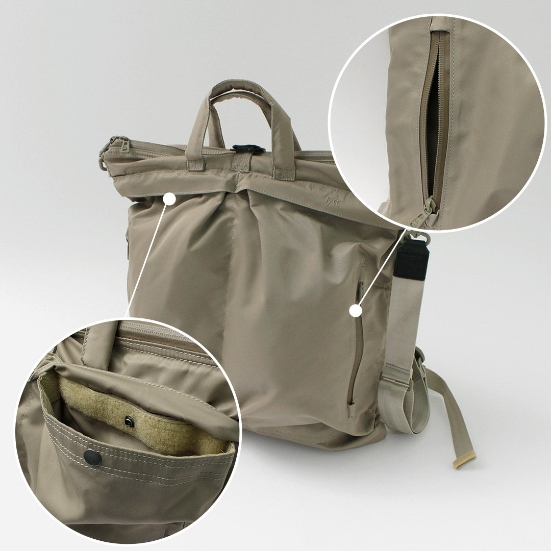 F/CE / Recycle twill 3-way helmet bag