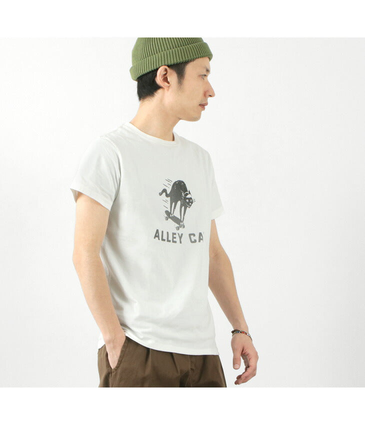 REMI RELIEF / LW processed T-shirt (ALLEY CAT)