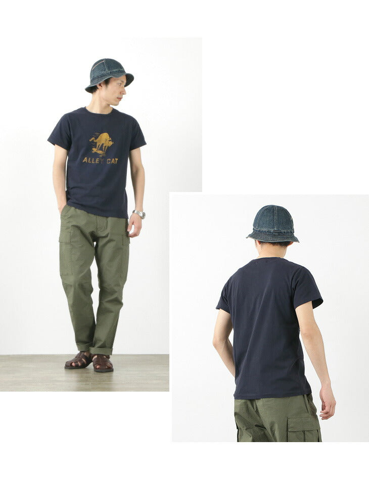 REMI RELIEF / LW processed T-shirt (ALLEY CAT)