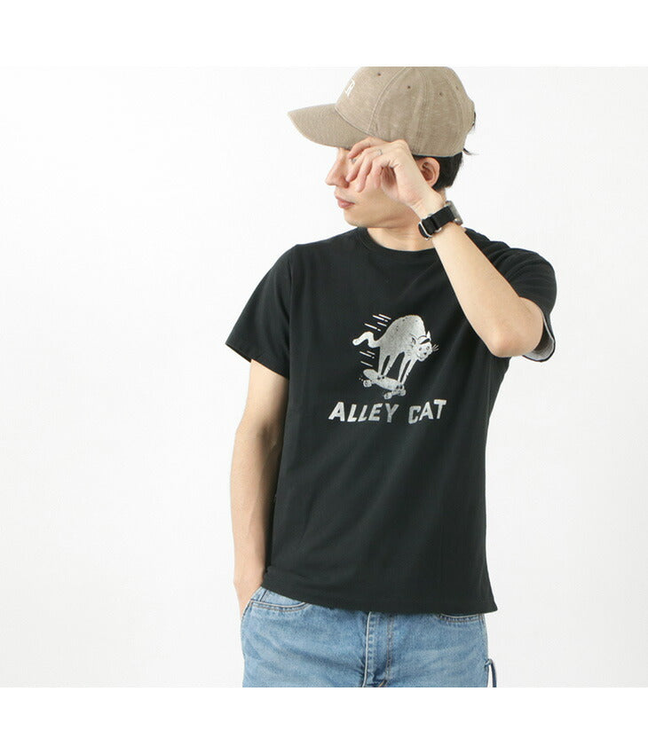 REMI RELIEF / LW processed T-shirt (ALLEY CAT)