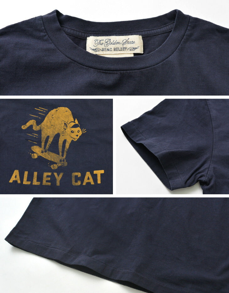 REMI RELIEF / LW processed T-shirt (ALLEY CAT)