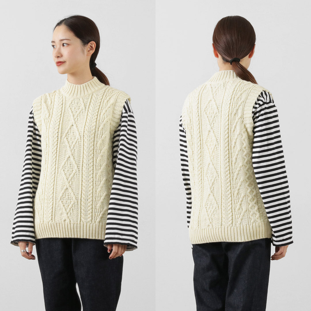 Old Derby Knitwear / Cable Turtle Slipver