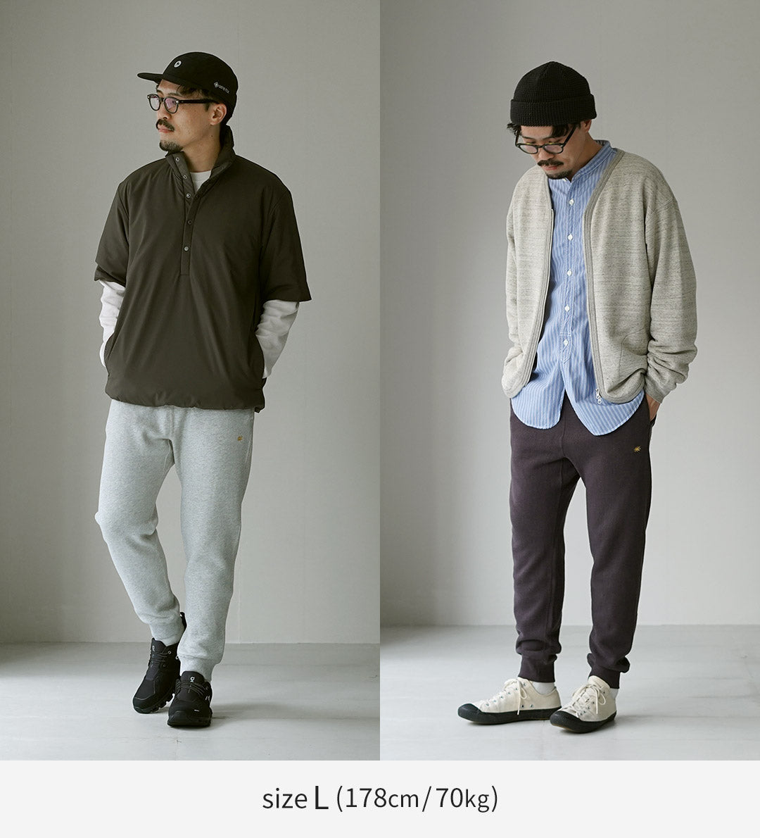 GOHEMP / 修身羅紋麻運動褲