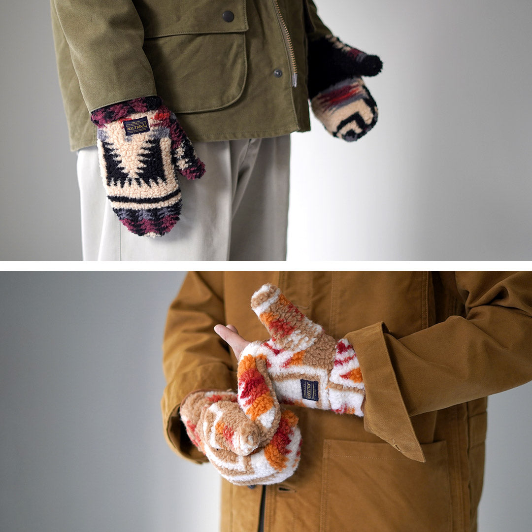 Pendleton / Boa Mittens