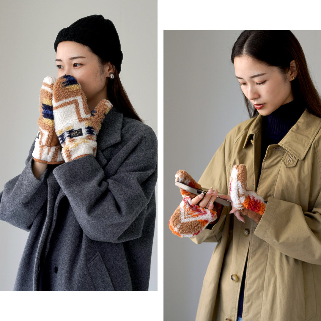 Pendleton / Boa Mittens