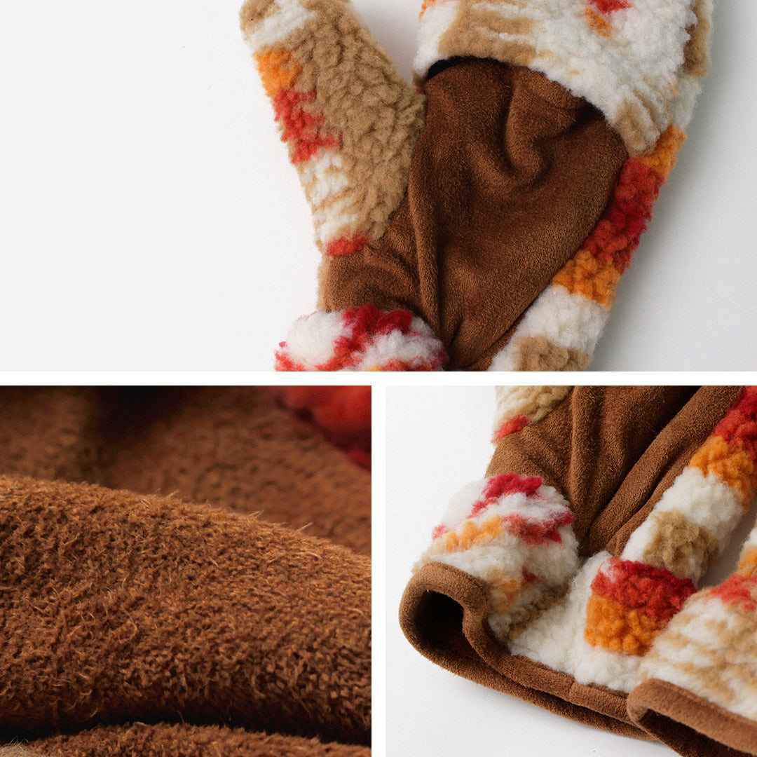 Pendleton / Boa Mittens
