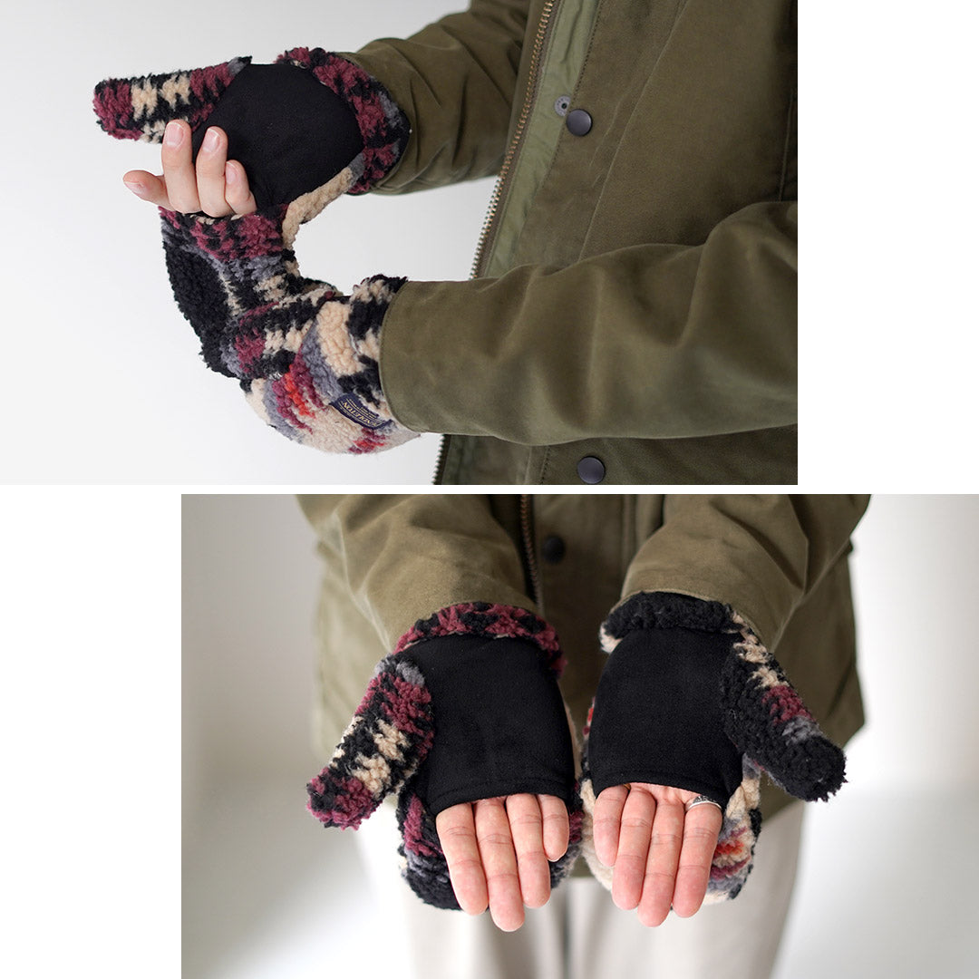 Pendleton / Boa Mittens