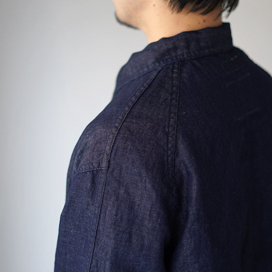 JAPAN BLUE JEANS / RJB7070 Cotton Linen Denim French Coverall Jacket