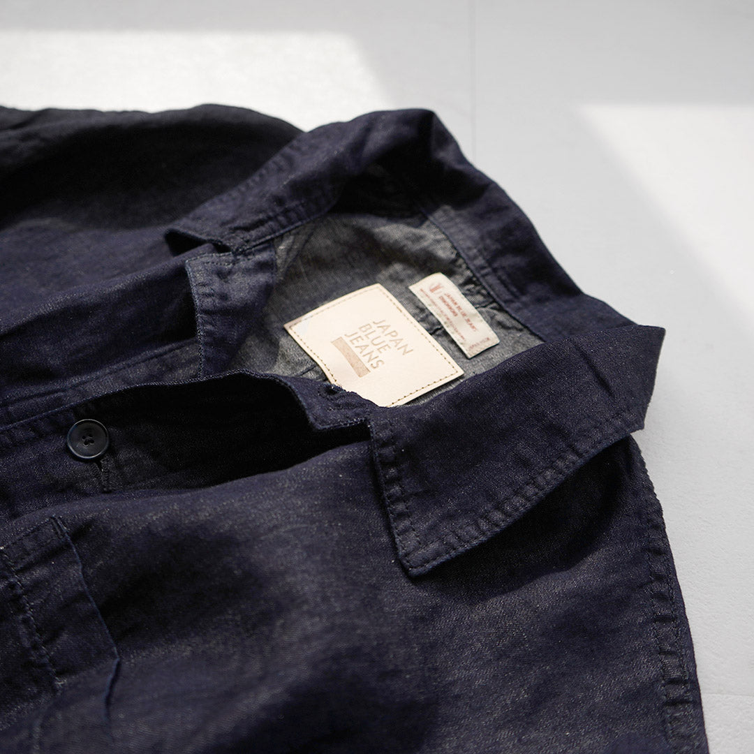 JAPAN BLUE JEANS / RJB7070 Cotton Linen Denim French Coverall Jacket