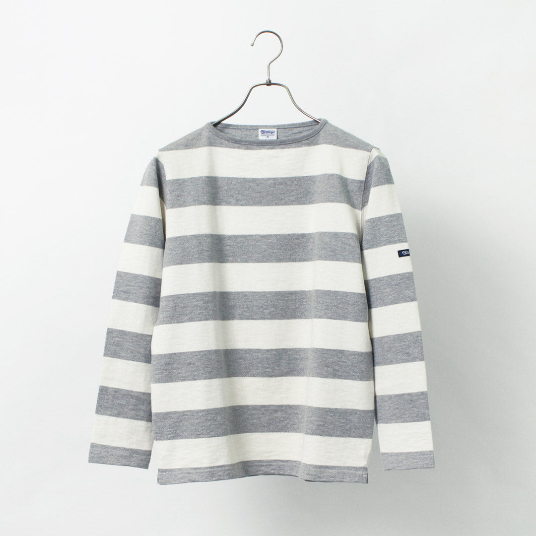 TIASY / HDCS Camiseta vasca de la franja del cuello del bote