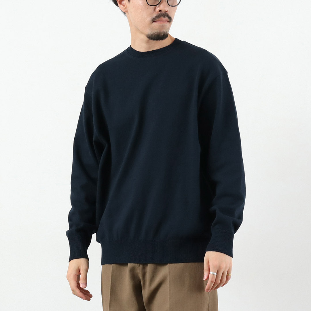 yonetomi新基本 /波棉针织套头衫